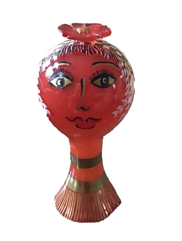Happy Girl - Glasskulpturer
