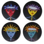 Dancing Glasses ø 9 cm (4 pcs)