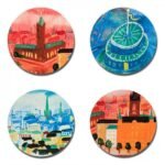 Stockholm ø 9 cm (4 pcs)