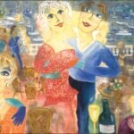 Fest i Juan les Pins - Paintings - Party motives