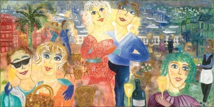 Fest i Juan les Pins - Fine art giclée