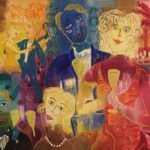 Feststämning på Cote d'Azur - Paintings - Party motives