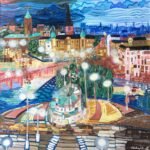 Minnenas slussen - Paintings - Citiscapes