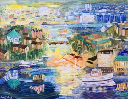 Stockholmsvår- Paintings - Citiscapes