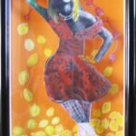 Citronflicka - Cut out figures in box frame