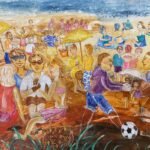 En dag på stranden - Party motives