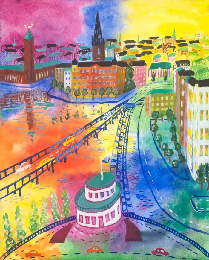 Gamla Slussen - Fine art giclée