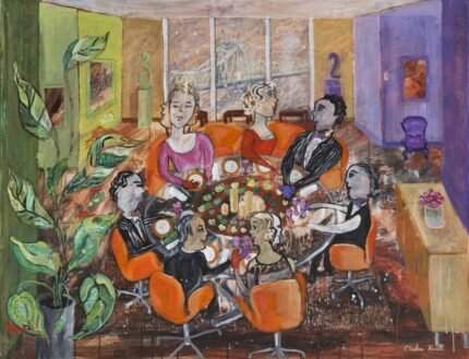 Middag på Manhattan - Fine art giclée