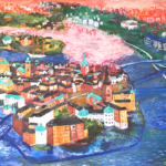 Riddarholmen från ovan - Fine art giclée