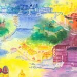 Sol över Stockholm - Fine art giclée