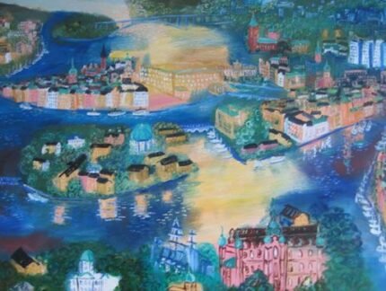 Stockholmsvy - Fine art giclée