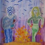 I drömskogen - Cut out figures in box frame