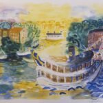 Stockholm i sol - Lithographs