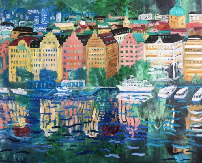 Norr Mälarstrand - Paintings - Citiscapes