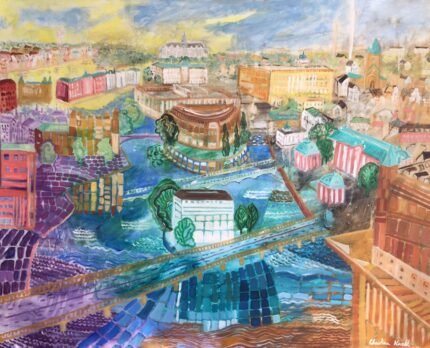 Stockholm Nordens Venedig - Paintings - Citiscapes