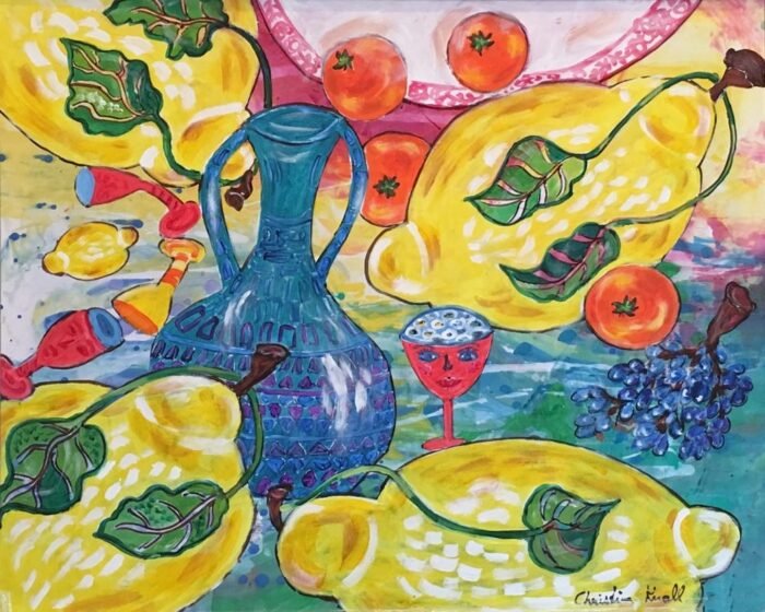 Fruit Cocktail - Textile paintings