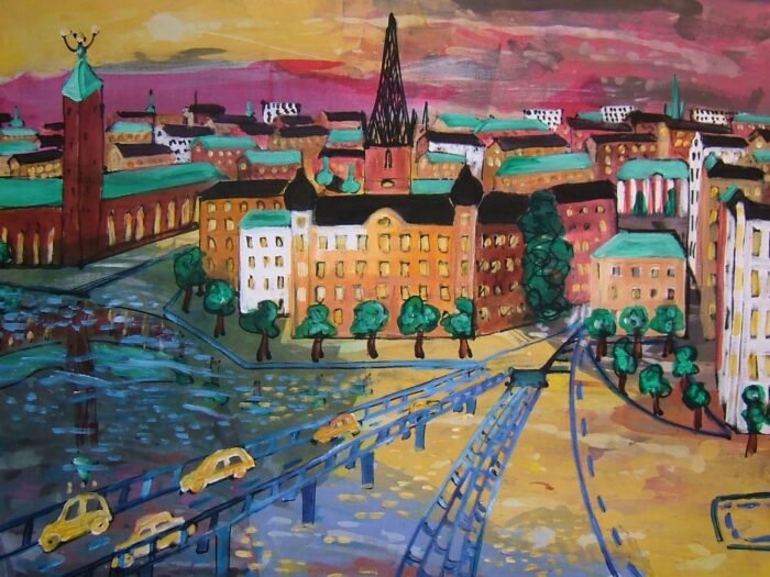 Riddarholmen - Textile paintings