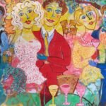 Sommarfest - Textile paintings