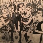 Party - Textile paintings