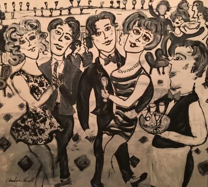 Party - Textile paintings